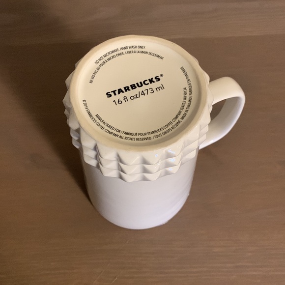 Starbucks “Dot Collection” White Studded Ceramic Mug - Picture 7 of 7